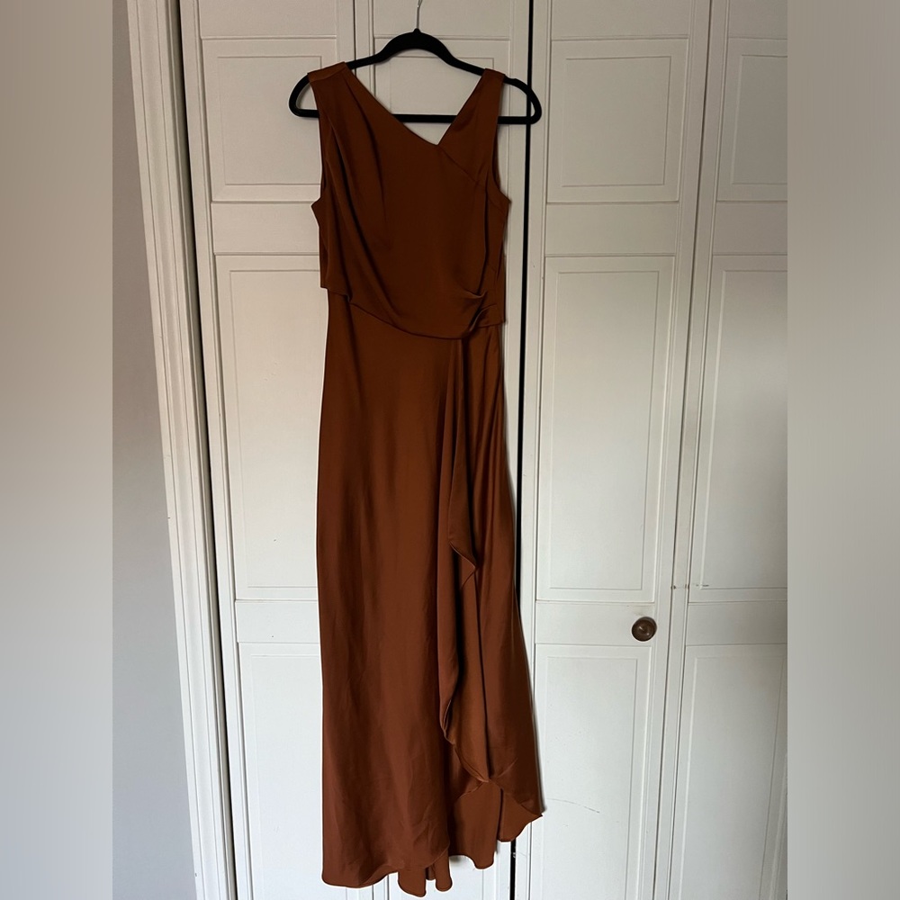 Anthropologie Rust Bridesmaid dress